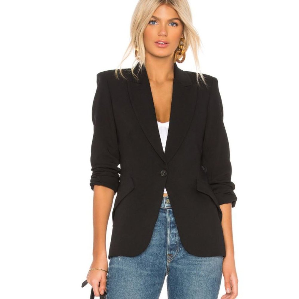 L'AGENCE Chamberlain Blazer in Black Size 6